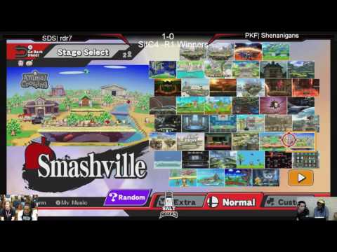 SitC4 Sm4sh Singles - Winners Round3: SDS RDR7 VS PKF Shenanigans