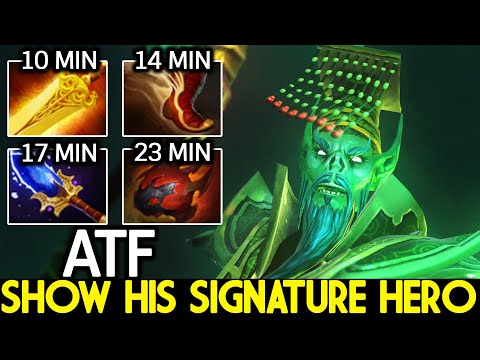 ATF [Necrophos] Show His Signature Hero 10 Min Radiance Dota 2