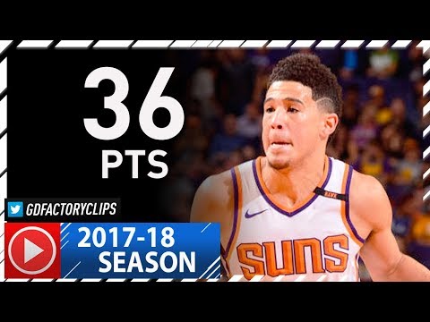 Devin Booker Full Highlights vs Lakers (2017.11.13) - 36 Pts