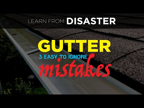 Three Lessons Learned During First-Time Gutter Installation to Harvest Rain Water ????