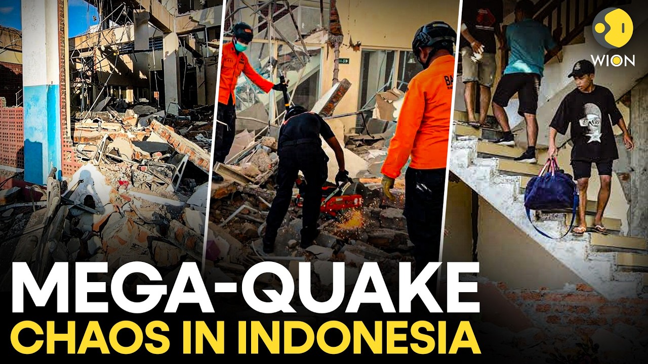 Indonesia Earthquake LIVE: 47 Dead After 7.7 MONSTER QUAKE Hits Flores, Buildings Damaged | WION