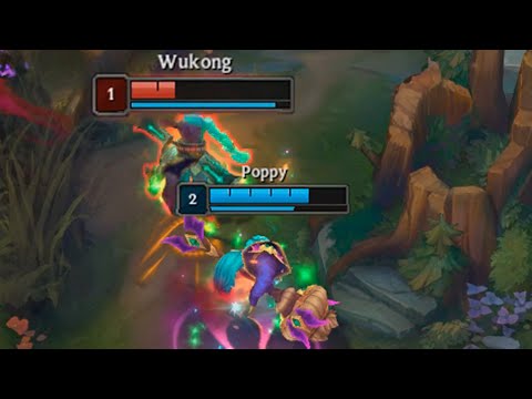 DO YOU THINK POPPY WILL WIN THIS FIGHT?! me too | WUKONG vs POPPY