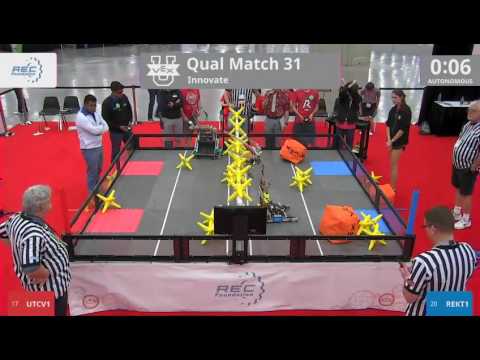 2017 VEXU Innovate Q31 - UTCV1 vs REKT1 - 4 to 44