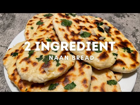 2 Ingredient Naan Bread In 15 Minutes!