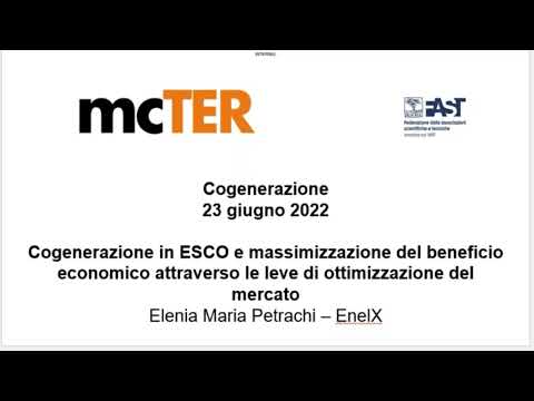 Cogenerazione in ESCO