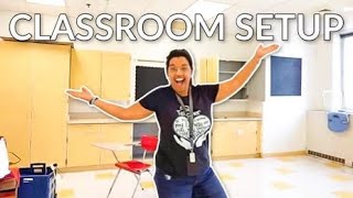 Classroom Setup in a Middle School Setting | ESL Teacher Vlog | Day 1