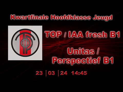 TOP/IAA fresh B1 tegen Unitas/Perspectief B1 op zaterdag 23 maart 2024.
