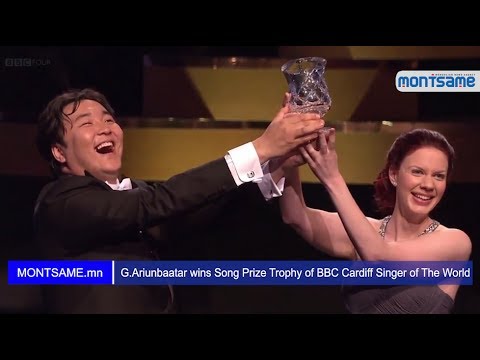 G Ariunbaatar wins Song Prize Trophy of BBC Cardiff Singer of The World