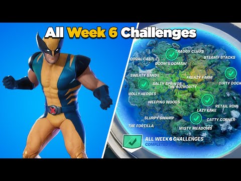 Fortnite All Week 6 Challenges Guide (Fortnite Chapter 2 Season 4)