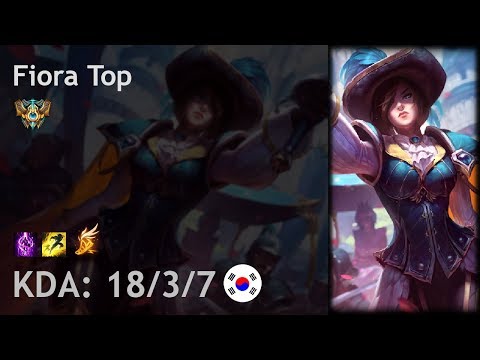 Fiora Top vs Kennen - KR Challenger Patch 8.3