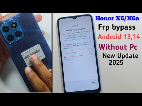 Honor X6 Frp bypass Android 14 || Honor X6a Frp bypass Unlock Without Pc | New Update 2025