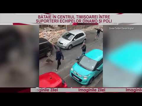 IMAGINILE ZILEI 24 Septembrie - Măcel cu bâte, pumni şi scaune între suporterii lui Dinamo şi Poli