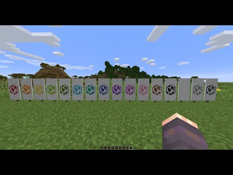 Minecraft 19w11a Globe Banner Pattern