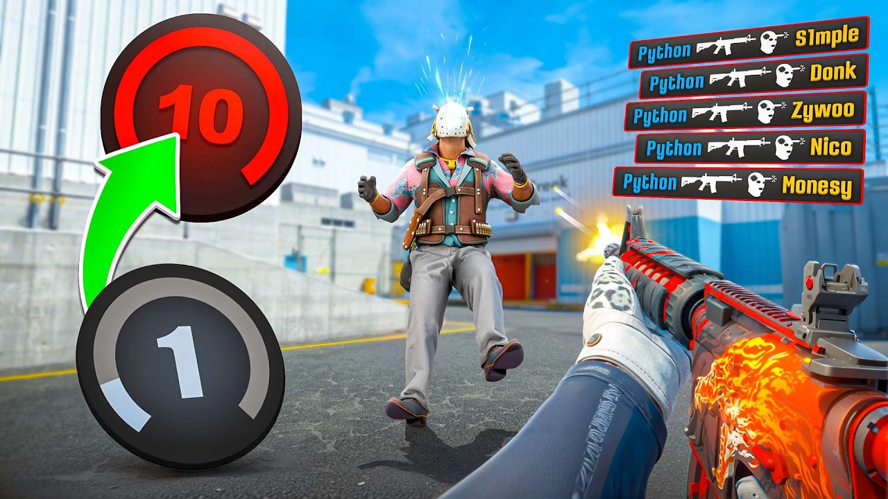 I Got FACEIT LVL 10 while Solo Qing in CS2...