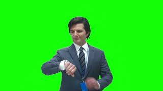 Mark S. walking — Severance green screen