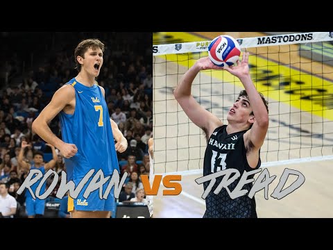 Who Is The Best Setter In NCAA Men's Volleyball | Rowan vs. Tread