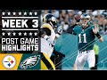 Steelers Vs Eagles NFL Week 3 Game Highlights