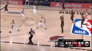 LeBron James LOGO THREES from everywhere, Lakers DESTROY Trail Blazers!