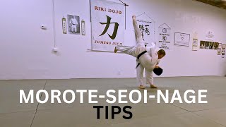 Morote-Seoi-Nage Tips | Riki Judo Dojo