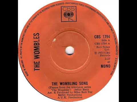 UK New Entry 1974 (12) Wombles - The Wombling Song