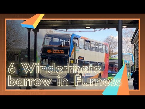 Full route 6 Windermere to barrow in Furness stagecoach cnl