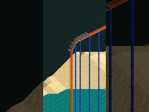 This rollercoaster has a 1% survival rate 💀 #shorts