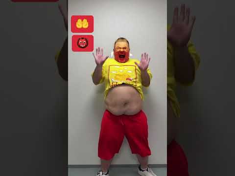 【TikTok100万再生】120Kgデブのぽこんなリアクション