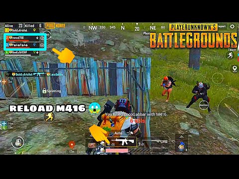 M416 reload || two enemy || Pubg mobile || Vivo z1x gameplay