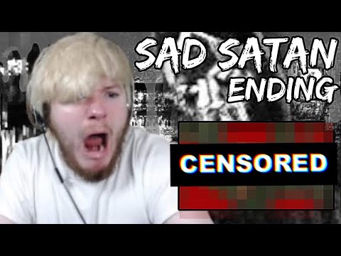 I BEAT SAD SATAN (DARK WEB HORROR GAME) & MERCH RELEASE!!!