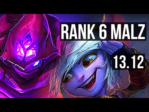 MALZAHAR vs TRISTANA (MID) | 3/1/12, Rank 6 Malz, 67% winrate | KR Master | 13.12