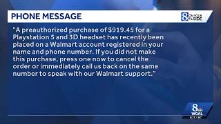 Phone scam claims $900 Walmart purchase to steal financial information