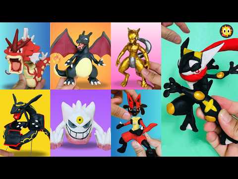 Shiny Pokemon Figures Making - Charizard, Lucario , Greninja, Rayquaza, Mewtwo, Gengar, Gyarados