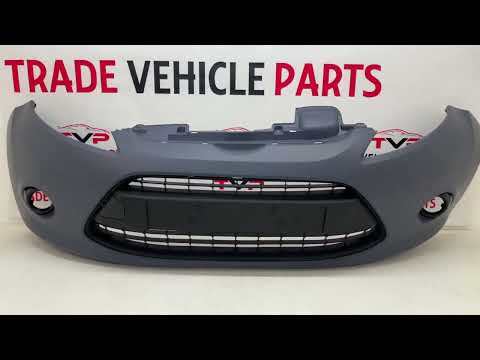 Fits Ford Fiesta 2008-2012 Front Bumper Kit Complete Primed With Black Frame video