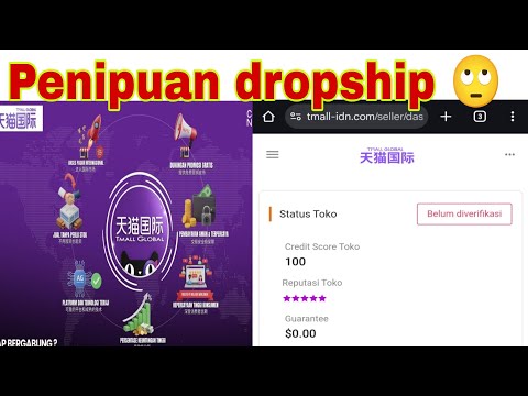 Tmall global penipuan dropship | Tmall fake