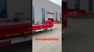 Neuer Titan 3 Axle 80 Ton Heavy Duty Low Bed Trailer Price Tieflader Auflieger | Bild 4 - Autoline