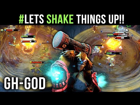 GH EPIC Earthshaker Compilation - BEST Earthshaker Player in Dota 2 - SLAMMIN'?!