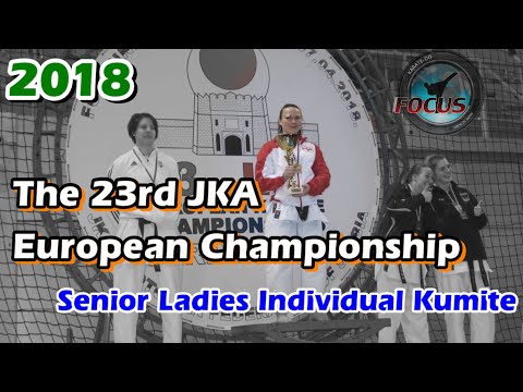 The 23rd JKA European Championship - Ladies Individual Kumite