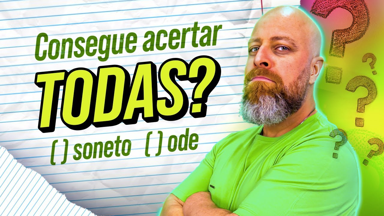 COMO ESTÃO os seus CONHECIMENTOS POÉTICOS? | Professor Noslen