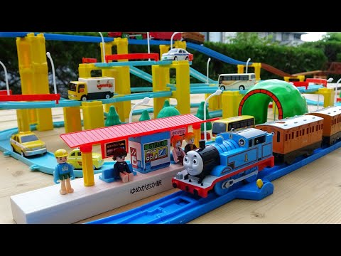 Plarail Thomas & Minicar☆Let's run on the Plaroad and Big Thunder Mountain courses