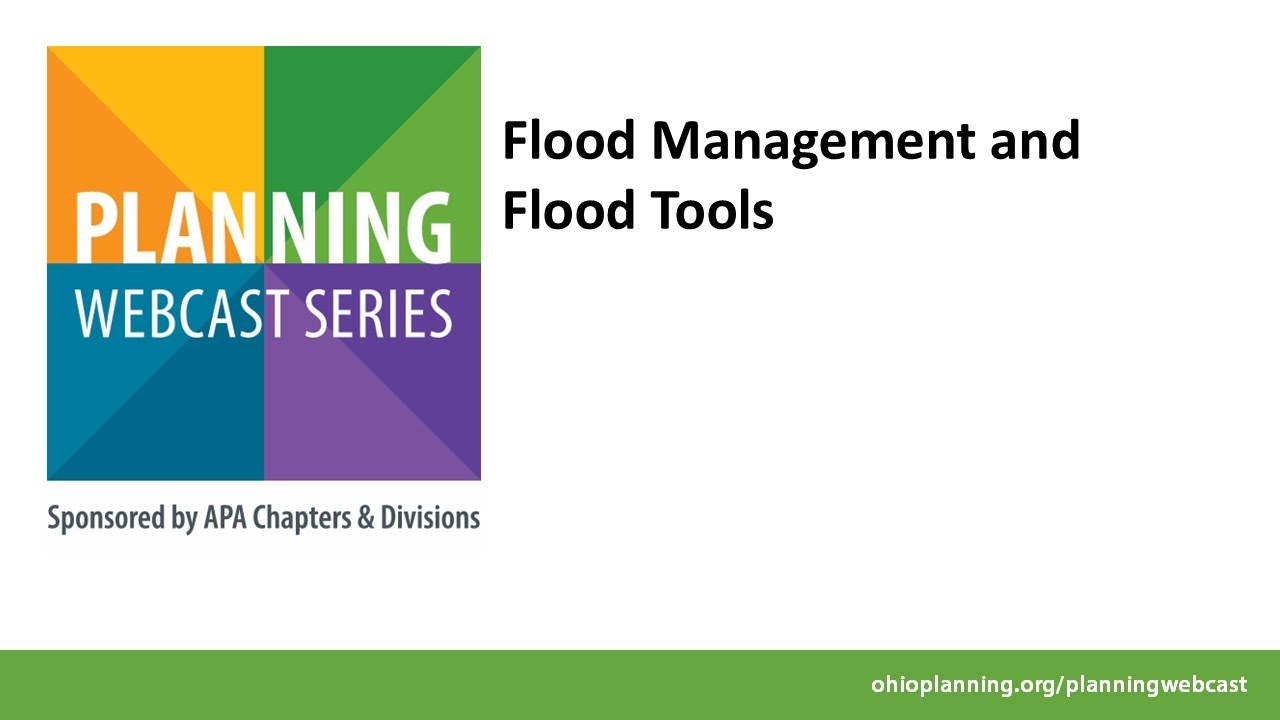 Flood Management and Tools