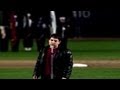 1986 WS Gm6: Paul Simon performs national anthem