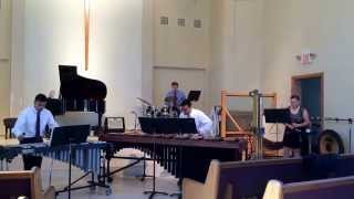 "Mischievous" for percussion quartet, original composition by Annabella Cervero
