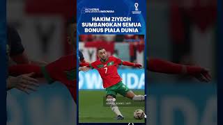 Sukses Bawa Maroko ke Semifinal Piala Dunia 2022, Hakim Ziyech Sumbangkan Seluruh Bonus untuk Amal