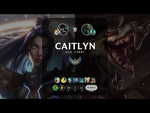 Caitlyn ADC vs Twitch - BR Challenger Patch 12.23