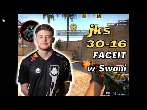 【CSGO POV】jks (30-16) w/Swani (mirage) FACEIT Ranked | Aug 28, 2023
