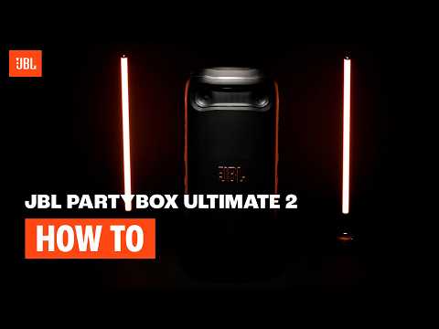 Belaidė garso kolonėlė JBL PartyBox Ultimate 2, juoda