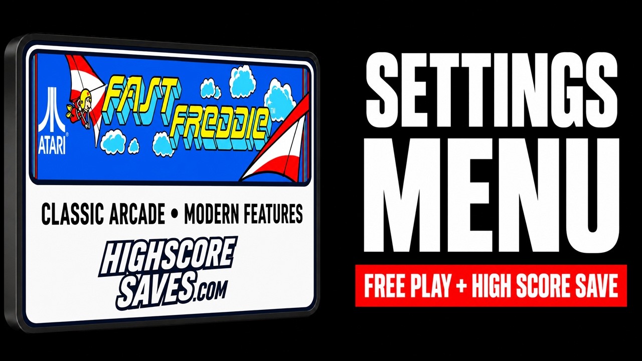 Fast Freddie settings menu video guide