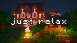 you should rest now... (minecraft music w/ soft rain, thunder)