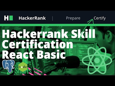 Hackerank Skill Certification React Basic Certification 04