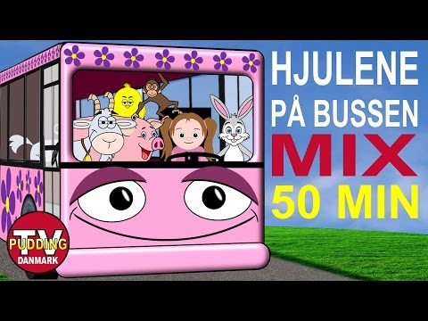 Hjulene på bussen m.m. - Danske børnesange MIX
